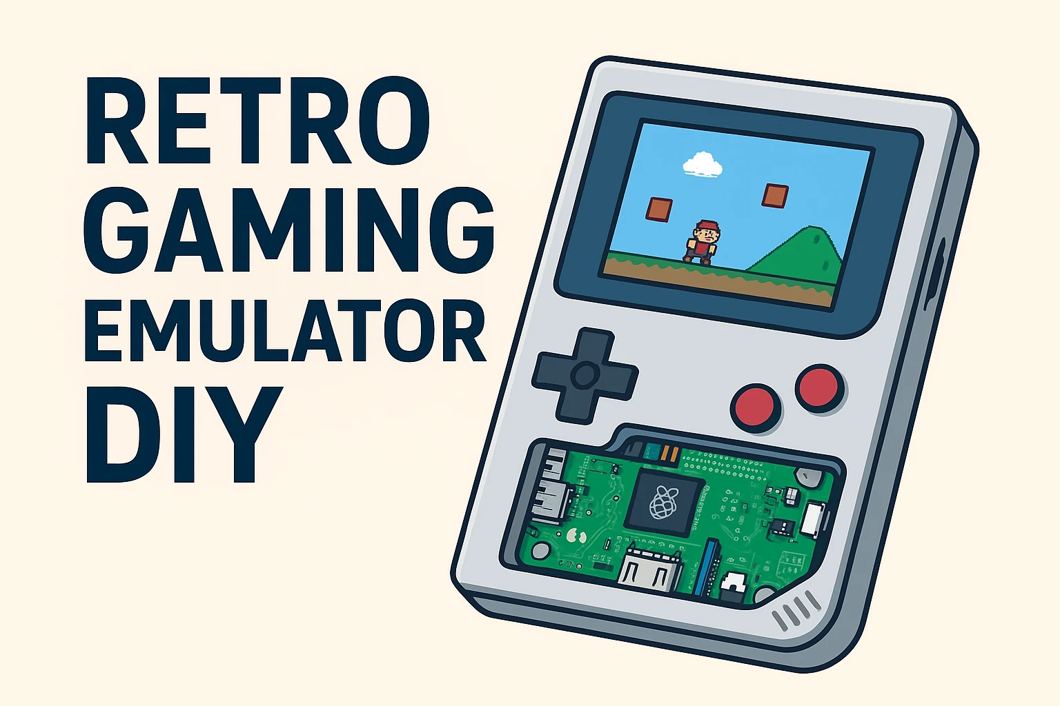 Retro Gaming Emulator DIY – How to build your own handheld console using Raspberry Pi 2025