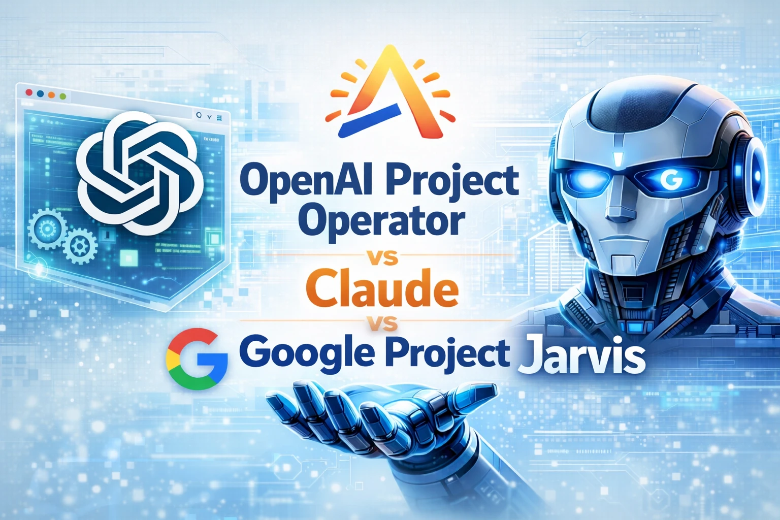 OpenAI Project Operator vs Claude vs Google Project Jarvis: 2026 की Honest और Powerful Comparison