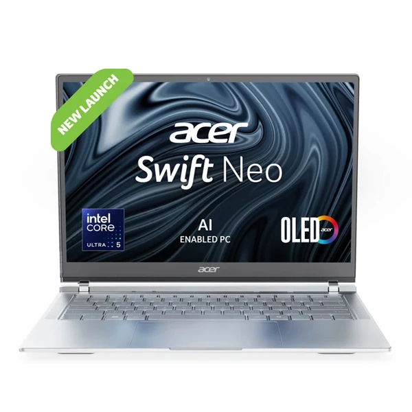 Acer Swift Neo OLED AI PC with Intel Core Ultra processor – Best Budget AI Laptops for Students under 55000