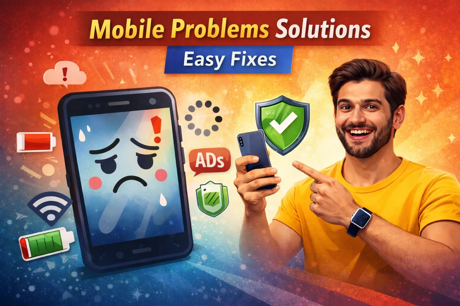 🚀 Mobile Problems Solutions: Common Phone Problems और उनके Easy Fixes(Hindi Guide 2026)