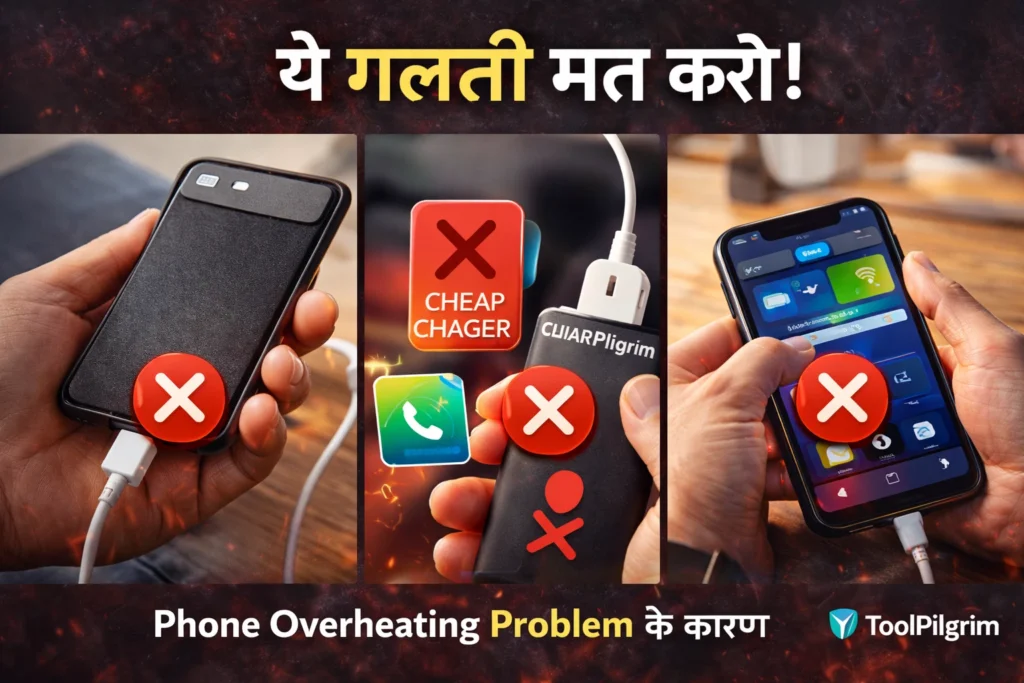 phone overheating mistakes cheap charger using phone while charging hindi
