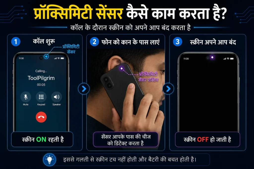 Proximity Sensor kaise kaam karta hai call ke dauran screen off kaise hoti hai