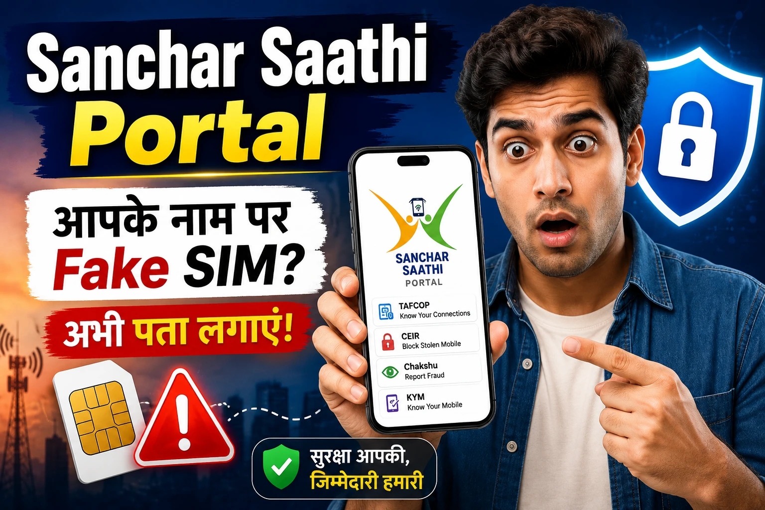 Sanchar Saathi Portal क्या है? 5 Powerful फीचर्स जो गुम मोबाइल, फेक SIM और साइबर फ्रॉड से बचाएं (2026)